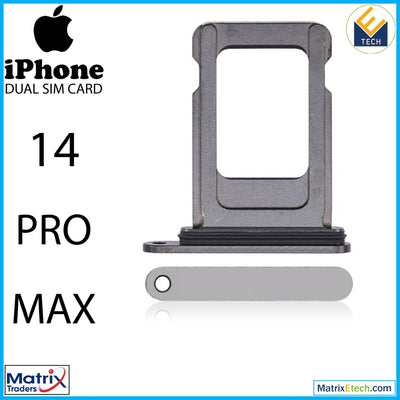 iPhone 14 Pro Max Single Sim Card Tray (Normal) - Matrix Traders