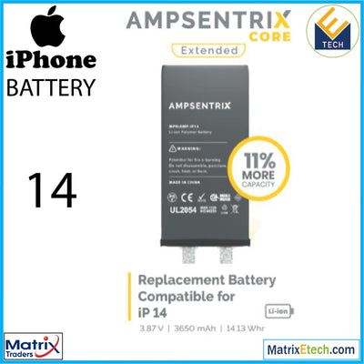 IPhone 14 Replacement Battery (Core Extended) - Matrix Traders