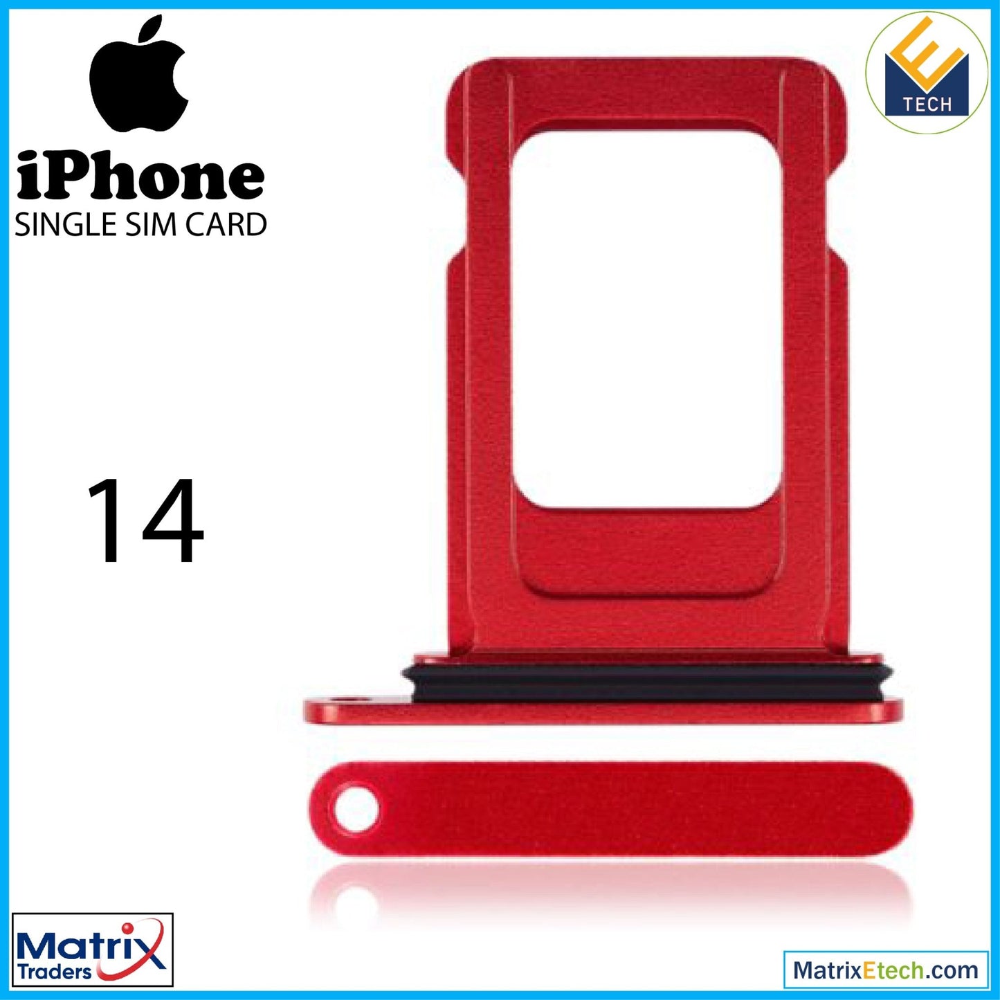 iPhone 14 Single Sim Card Tray (Normal) - Matrix Traders