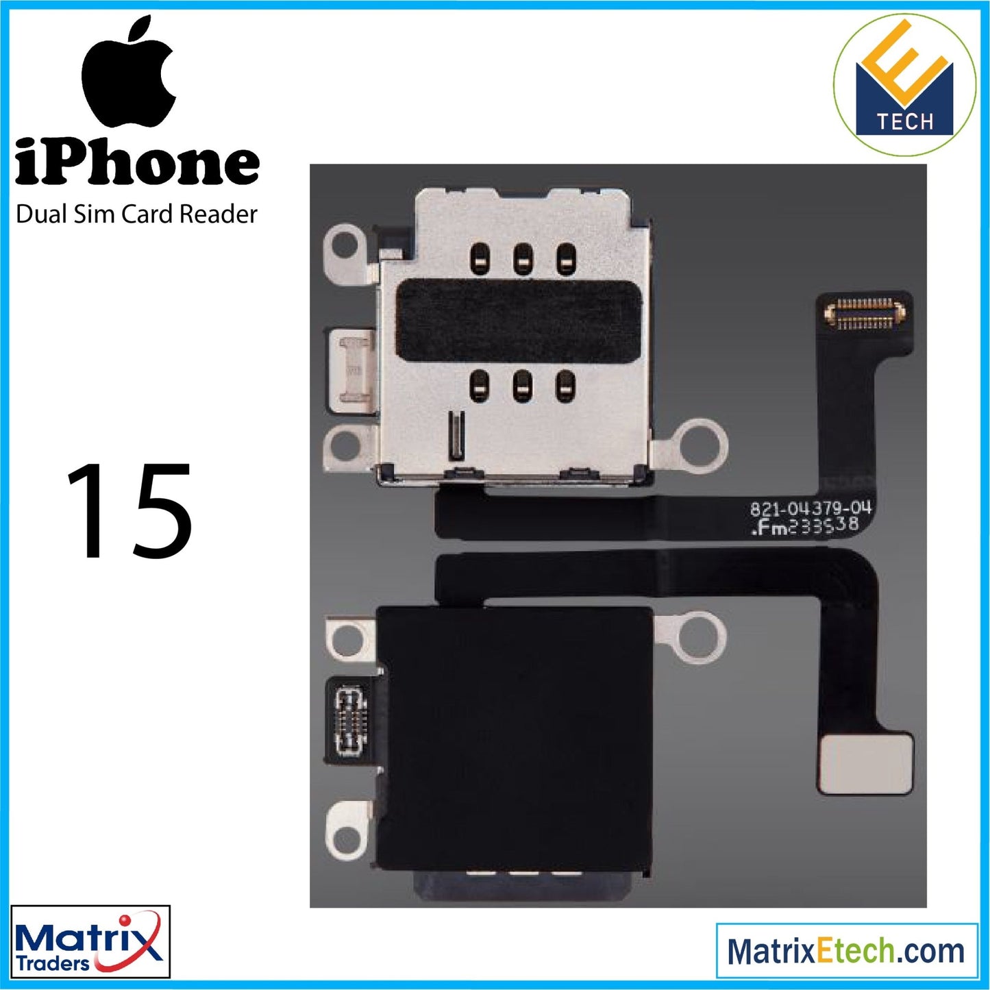 iPhone 15 Dual Sim Card Reader (Normal) - Matrix Traders