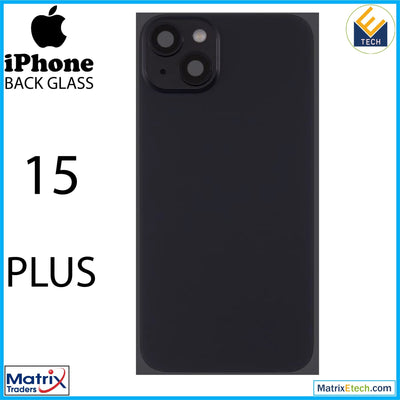 iPhone 15 Plus Back Glass With Steel Plate (Normal) - Matrix Traders