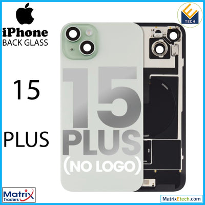 iPhone 15 Plus Back Glass With Steel Plate (Normal) - Matrix Traders