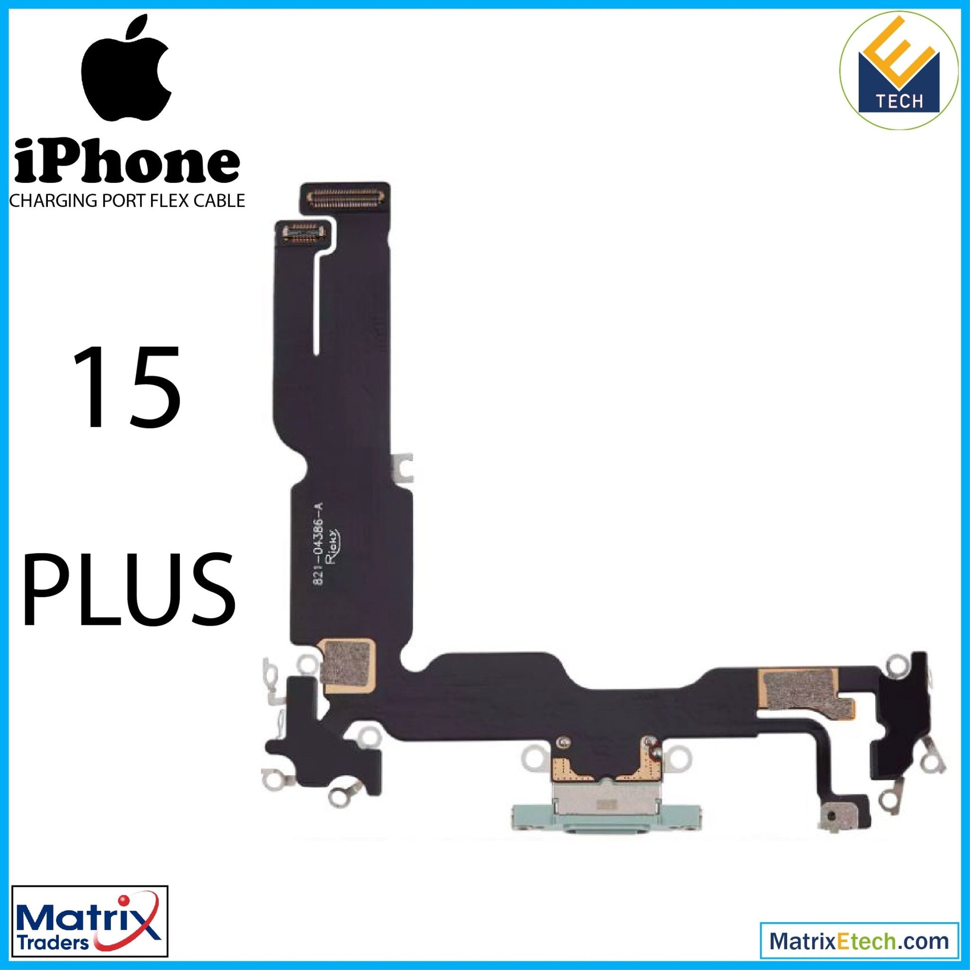 iPhone 15 Plus Charging Port Flex Cable (Aftermarket Plus) - Matrix Traders