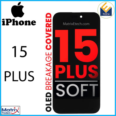 iPhone 15 Plus OLED Screen Replacement Assembly (Soft) - Matrix Traders