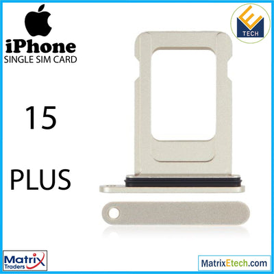 iPhone 15 Plus Single Sim Card Tray (Normal) - Matrix Traders