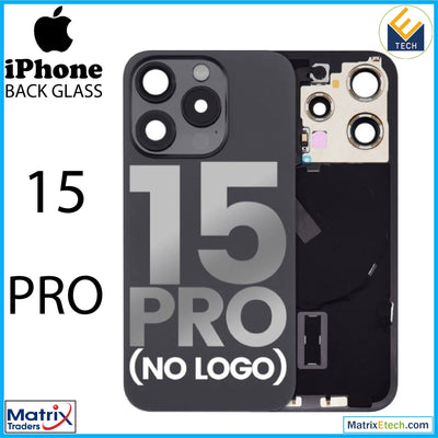 iPhone 15 Pro Back Glass With Steel Plate (Normal) - Matrix Traders