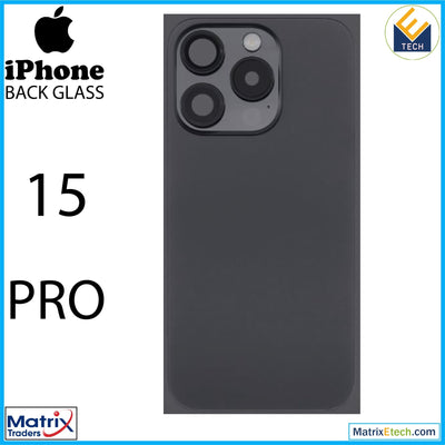 iPhone 15 Pro Back Glass With Steel Plate (Normal) - Matrix Traders