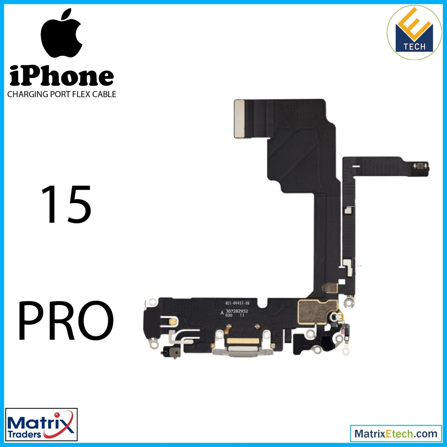 iPhone 15 Pro Charging Port Flex Cable (Premium) - Matrix Traders