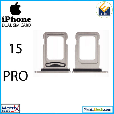 iPhone 15 Pro Dual Sim Card Tray (Normal) - Matrix Traders