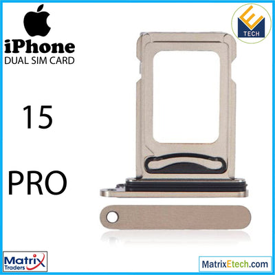 iPhone 15 Pro Dual Sim Card Tray (Normal) - Matrix Traders