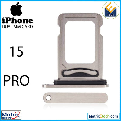 iPhone 15 Pro Dual Sim Card Tray (Normal) - Matrix Traders