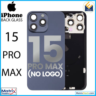 iPhone 15 Pro Max Back Glass With Steel Plate (Normal) - Matrix Traders