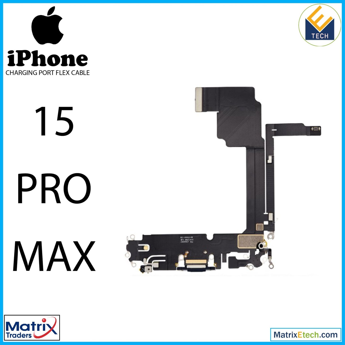 iPhone 15 Pro Max Charging Port Flex Cable (Premium) - Matrix Traders