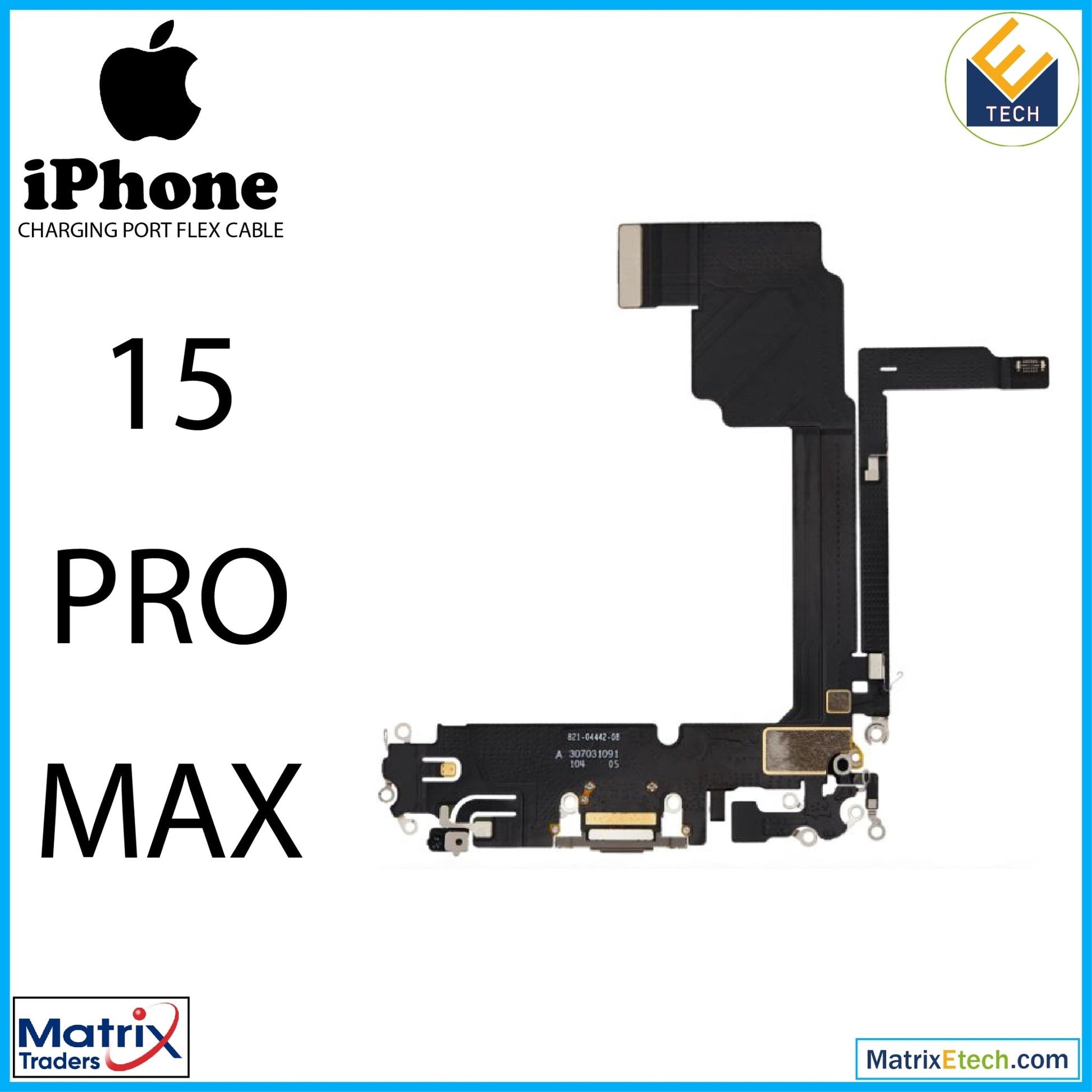 iPhone 15 Pro Max Charging Port Flex Cable (Premium) - Matrix Traders