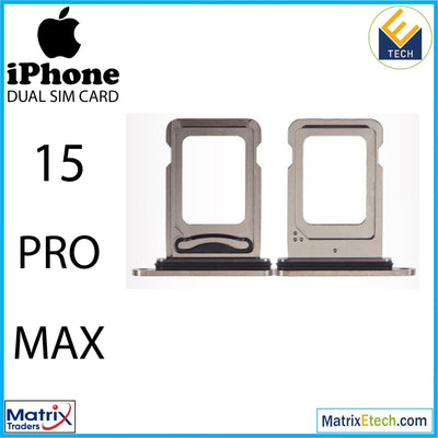 iPhone 15 Pro Max Dual Sim Card Tray (Normal) - Matrix Traders