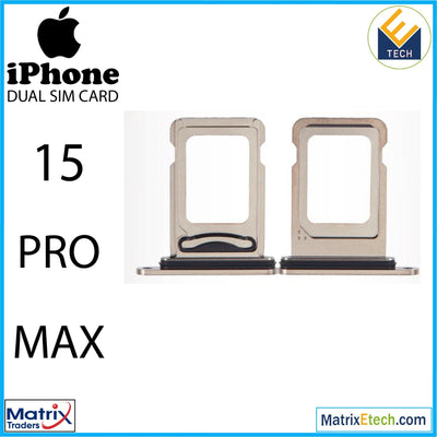 iPhone 15 Pro Max Dual Sim Card Tray (Normal) - Matrix Traders