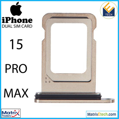 iPhone 15 Pro Max Dual Sim Card Tray (Normal) - Matrix Traders