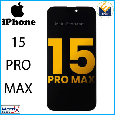 iPhone 15 Pro Max OLED Assembly Screen Replacement (Premium) - Matrix Traders