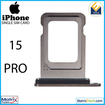 iPhone 15 Pro Single Sim Card Tray (Normal) - Matrix Traders