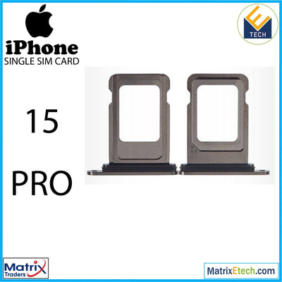 iPhone 15 Pro Single Sim Card Tray (Normal) - Matrix Traders