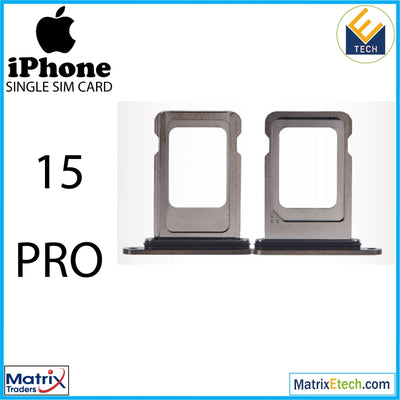 iPhone 15 Pro Single Sim Card Tray (Normal) - Matrix Traders