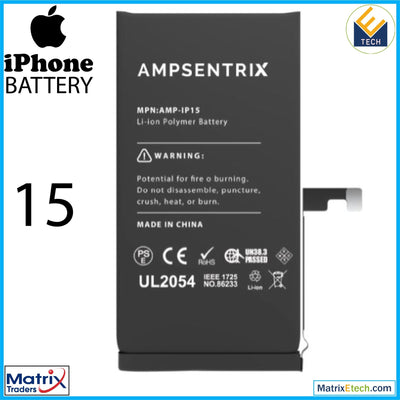 iPhone 15 Replacement Battery - Matrix Traders