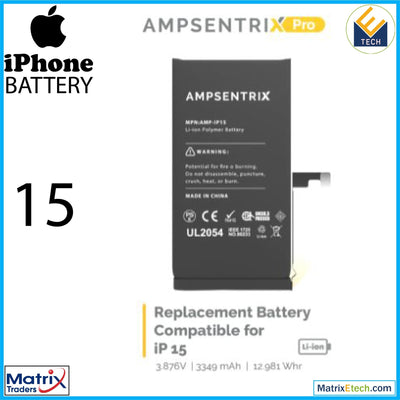 iPhone 15 Replacement Battery - Matrix Traders