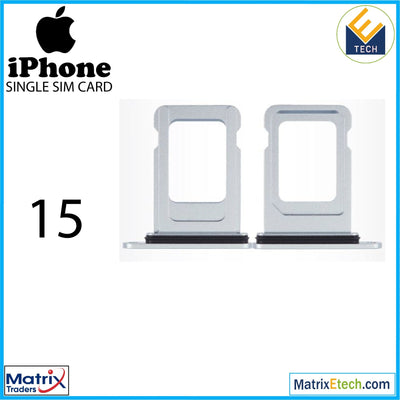 iPhone 15 Single Sim Card Tray (Normal) - Matrix Traders