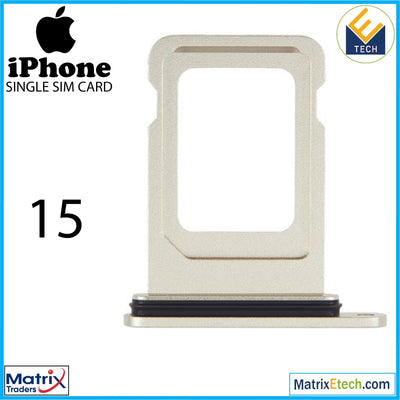 iPhone 15 Single Sim Card Tray (Normal) - Matrix Traders