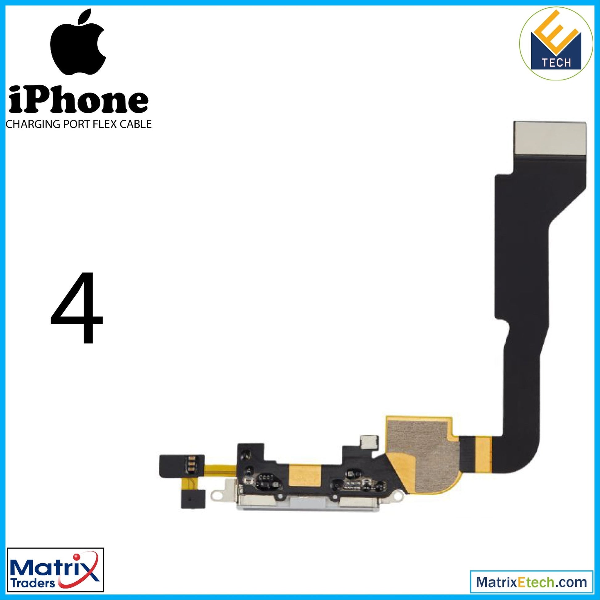 iPhone 4 Charging Port Cable (CDMA) (Normal) - Matrix Traders