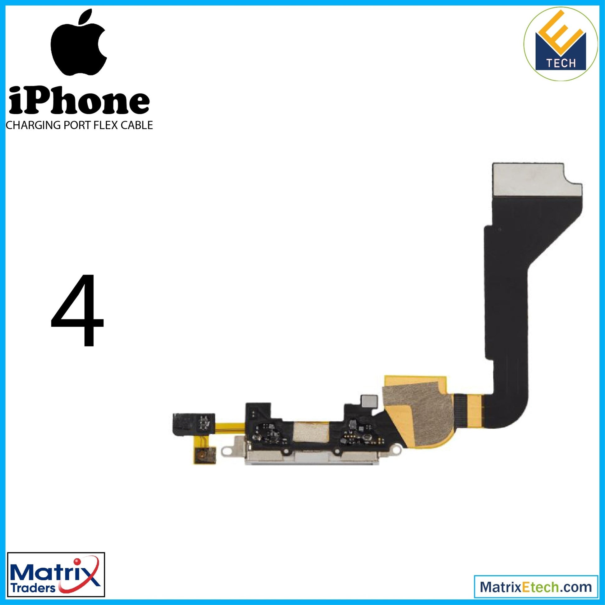 iPhone 4 Charging Port Cable (GSM) (Normal) - Matrix Traders