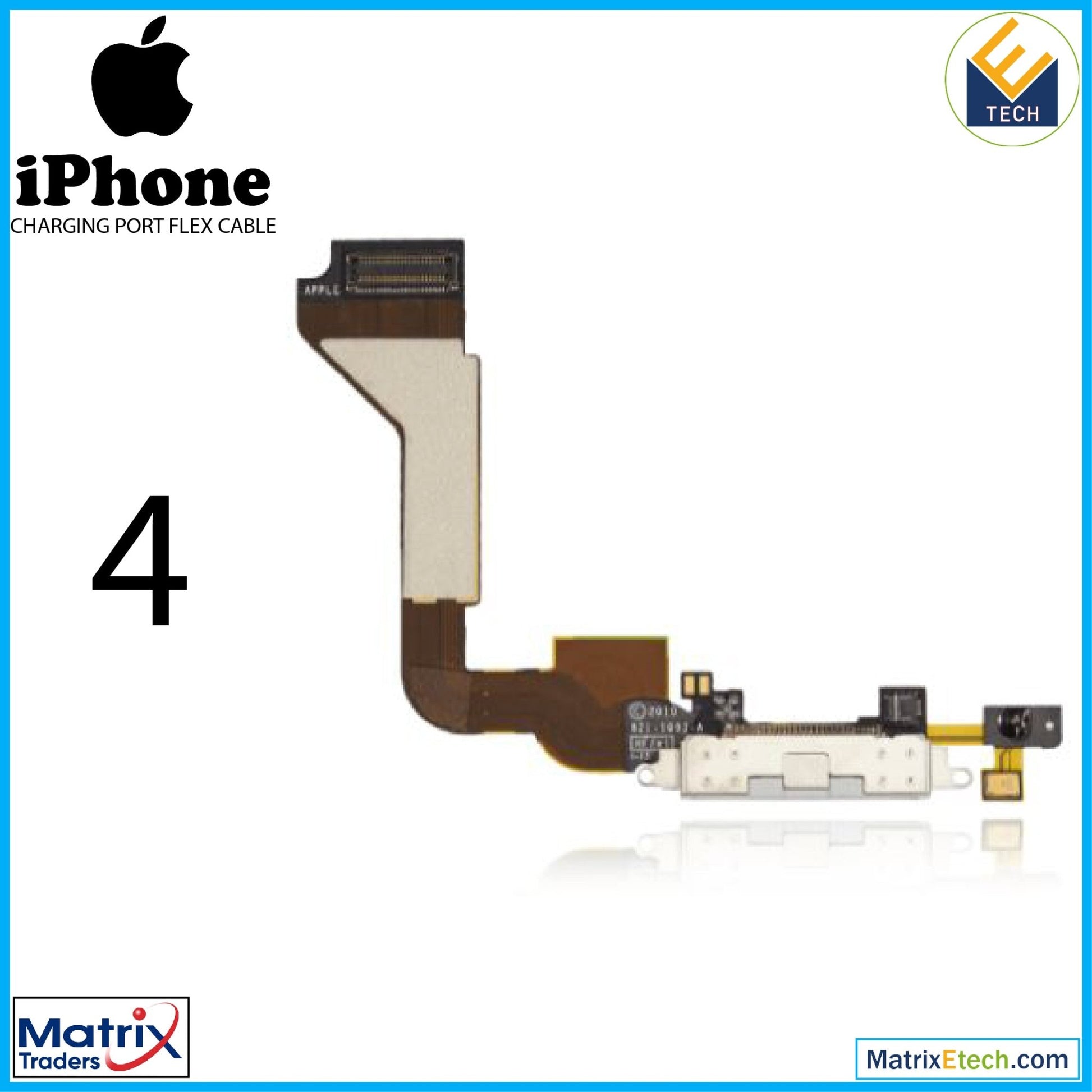 iPhone 4 Charging Port Cable (GSM) (Normal) - Matrix Traders