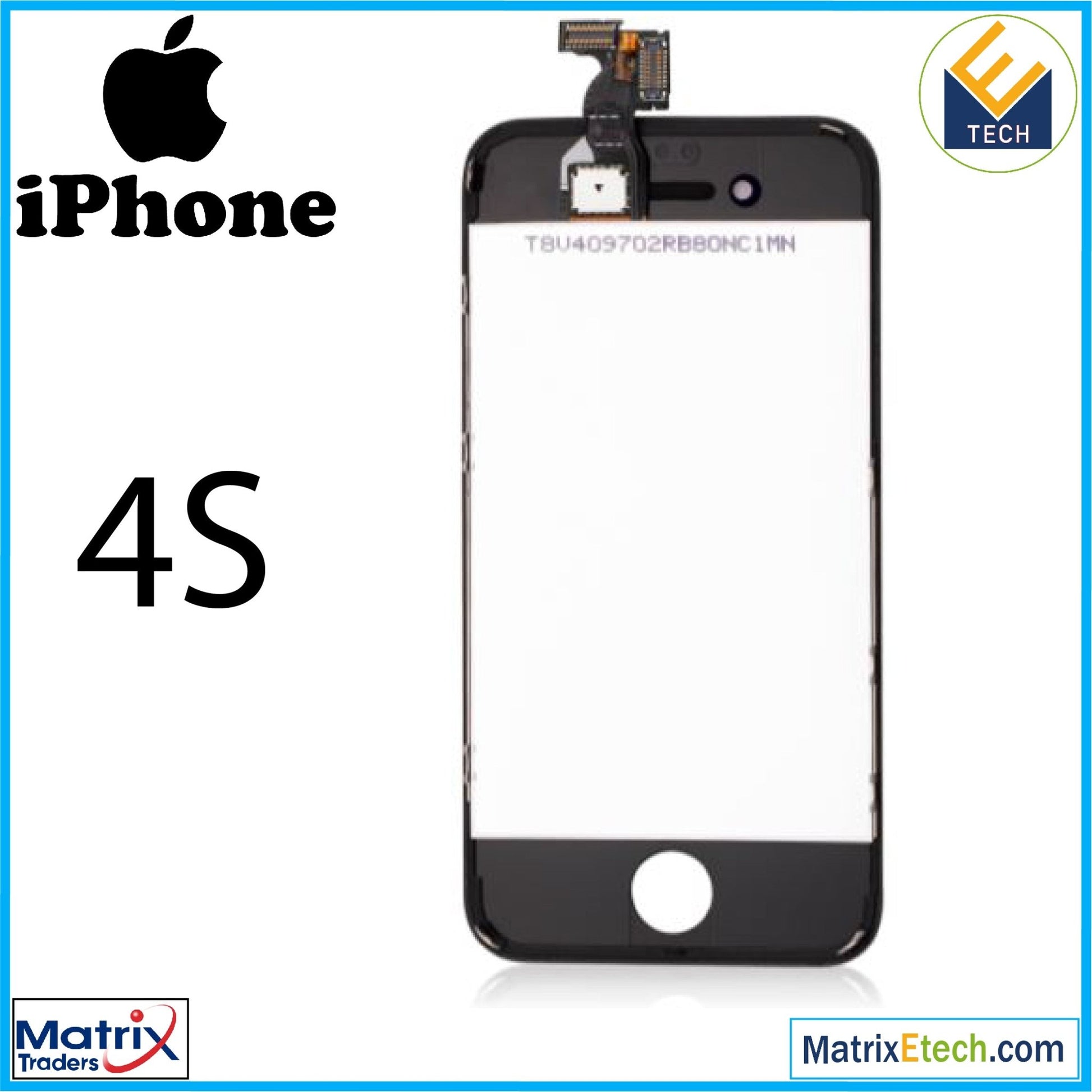 iPhone 4S LCD Assembly (Aftermarket Plus) - Matrix Traders