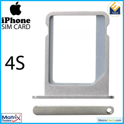 iPhone 4S Sim Card Tray (Normal) - Matrix Traders