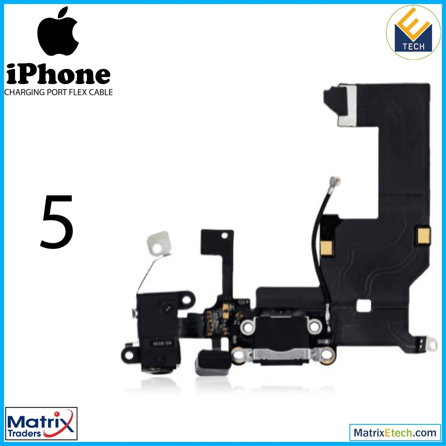 iPhone 5 Charging Port Flex Cable (Normal) - Matrix Traders