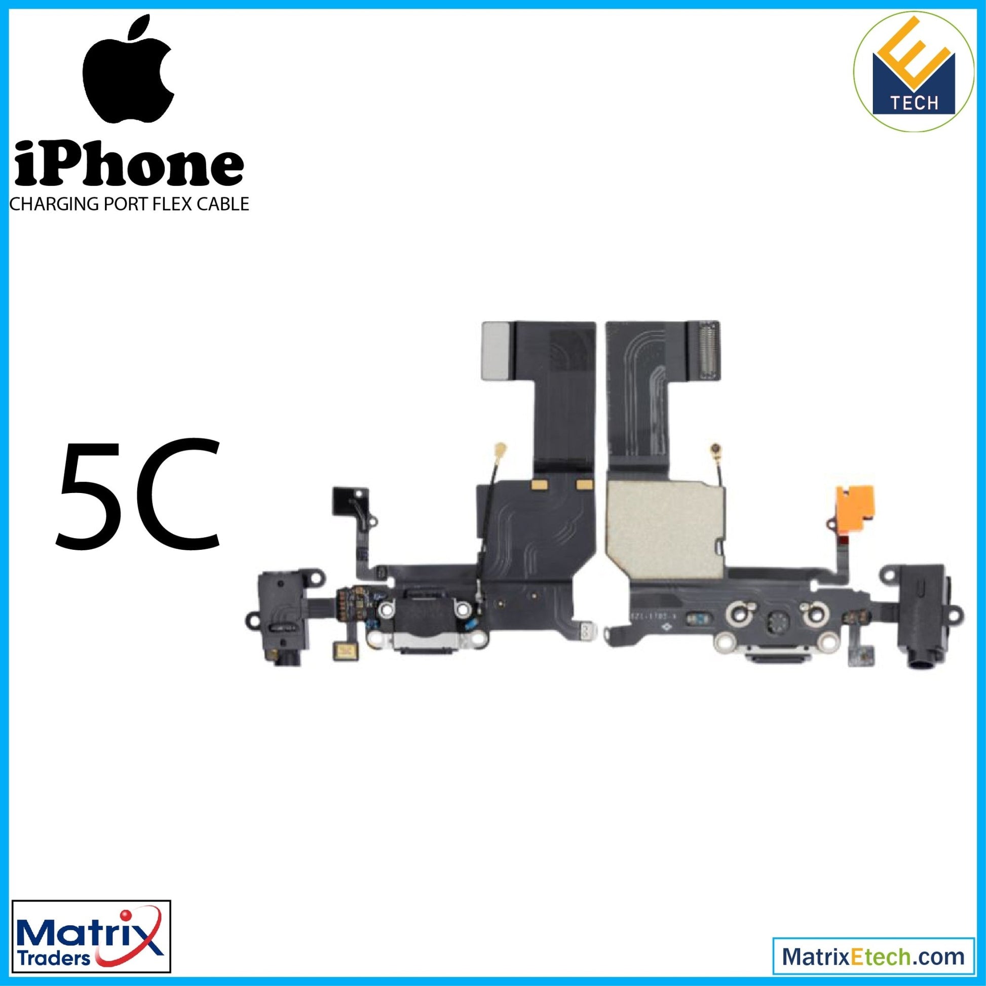 iPhone 5C Charging Port Flex Cable (Normal) - Matrix Traders