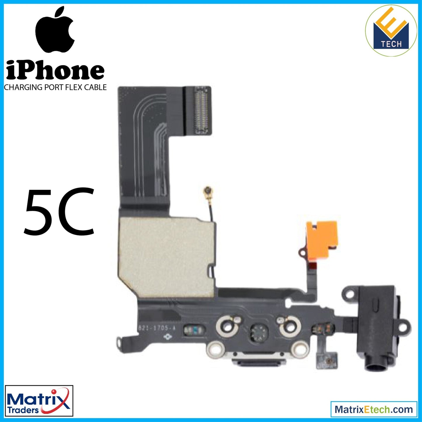 iPhone 5C Charging Port Flex Cable (Normal) - Matrix Traders