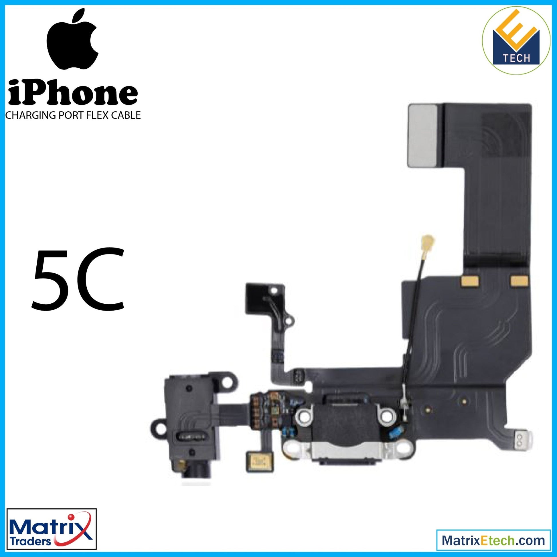 iPhone 5C Charging Port Flex Cable (Normal) - Matrix Traders