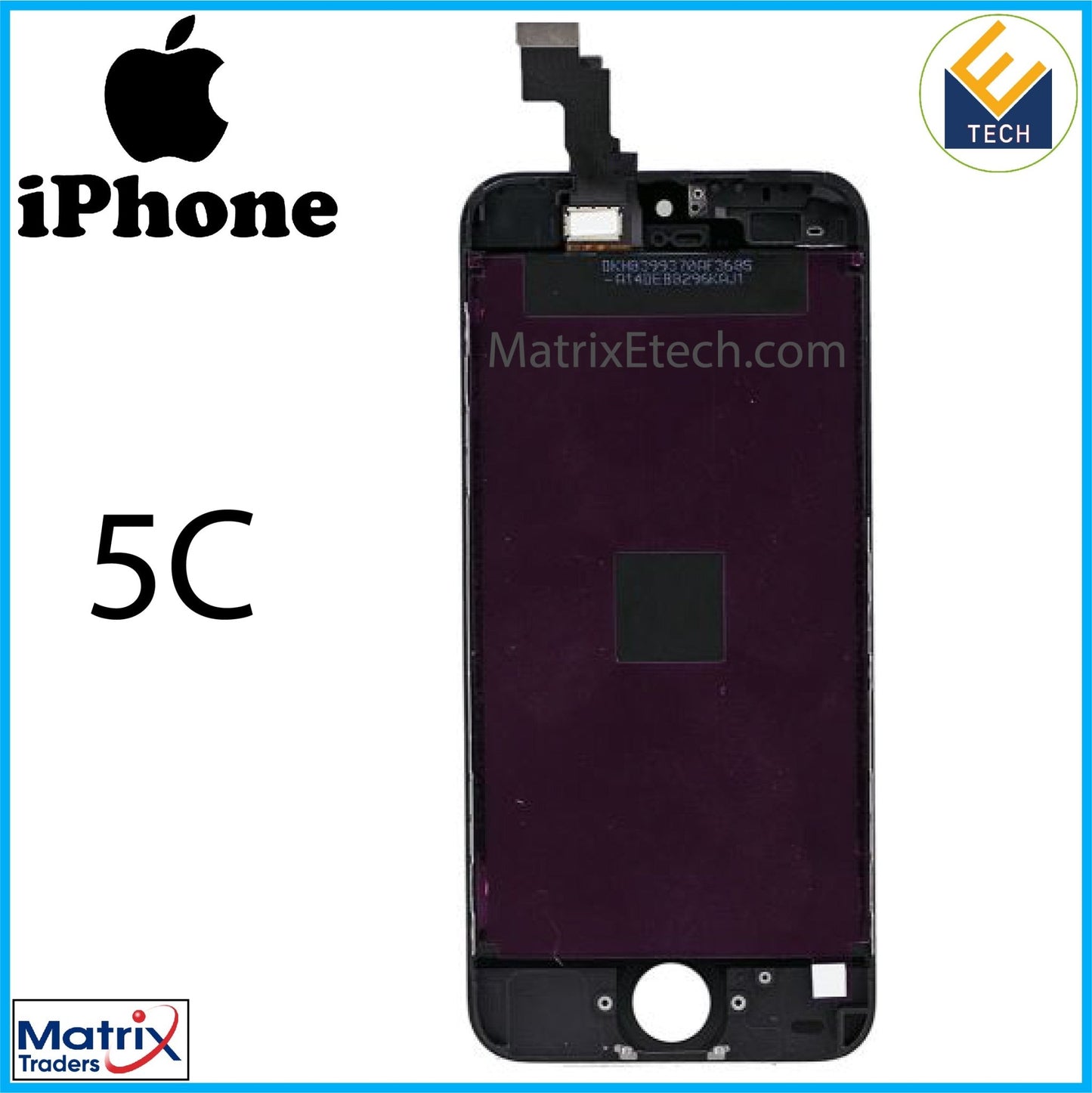 iPhone 5C LCD Screen Replacement Assembly (Premium) - Matrix Traders