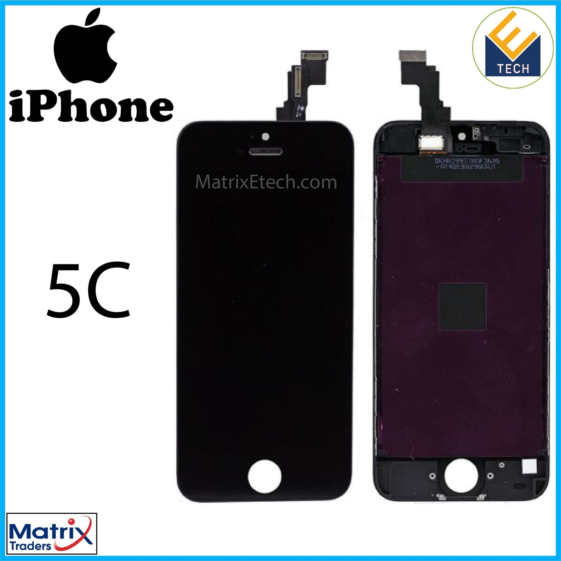 iPhone 5C LCD Screen Replacement Assembly (Premium) - Matrix Traders