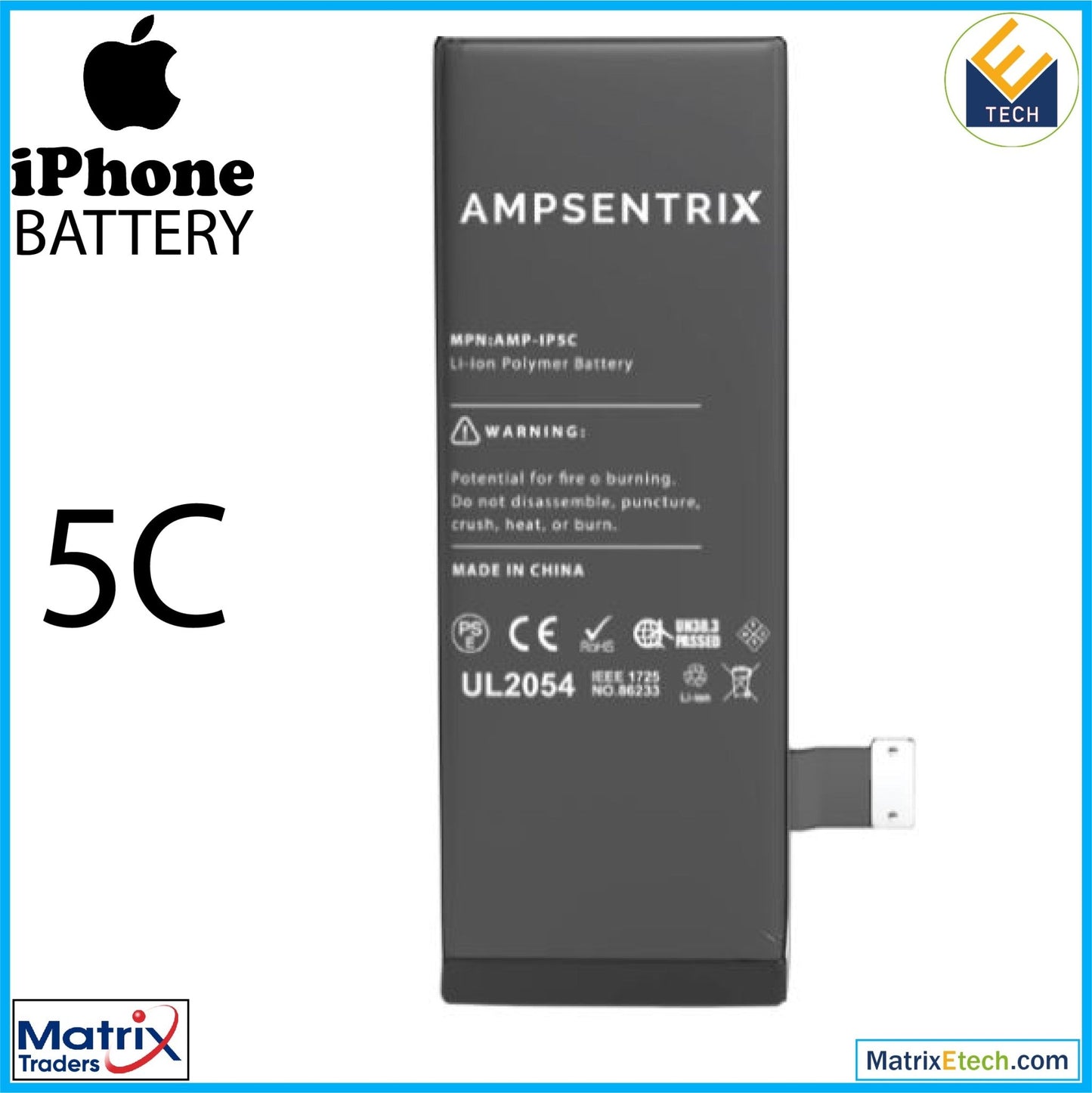 iPhone 5C Replacement Battery - Matrix Traders