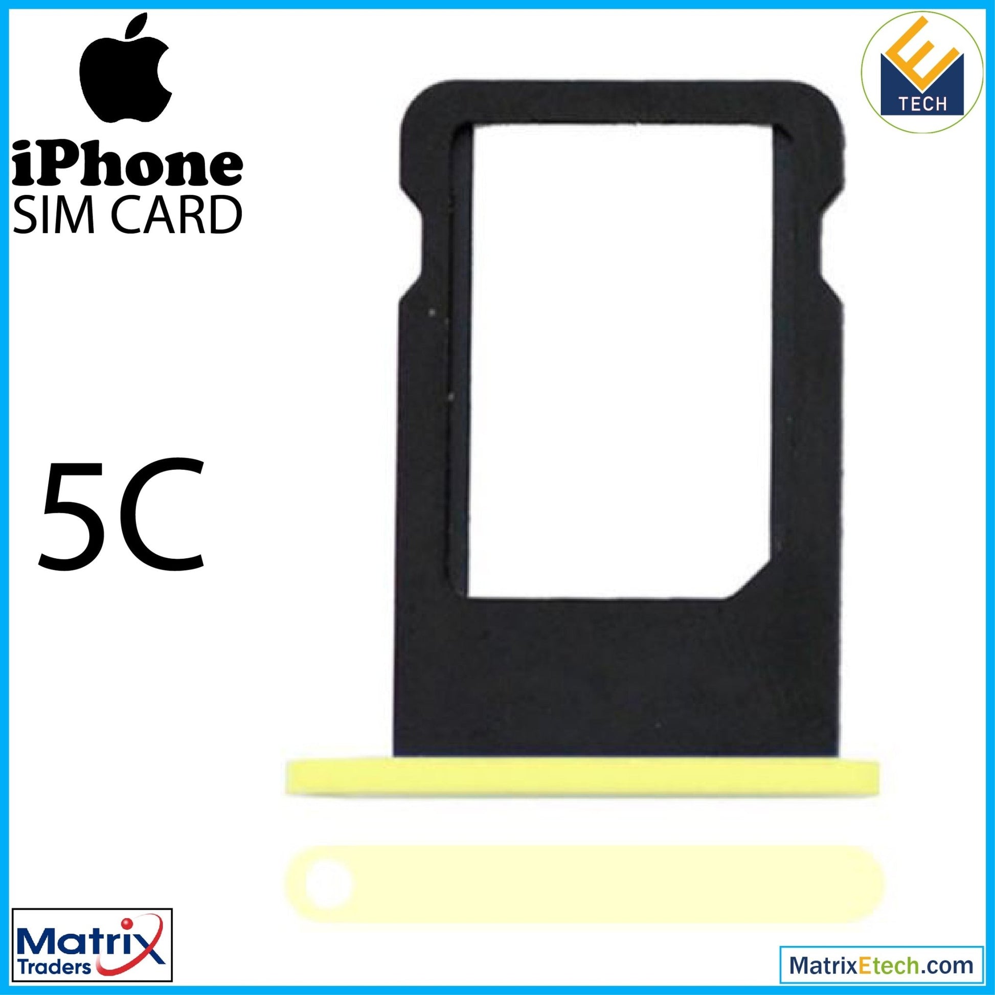 iPhone 5C Sim Card Tray (Normal) - Matrix Traders