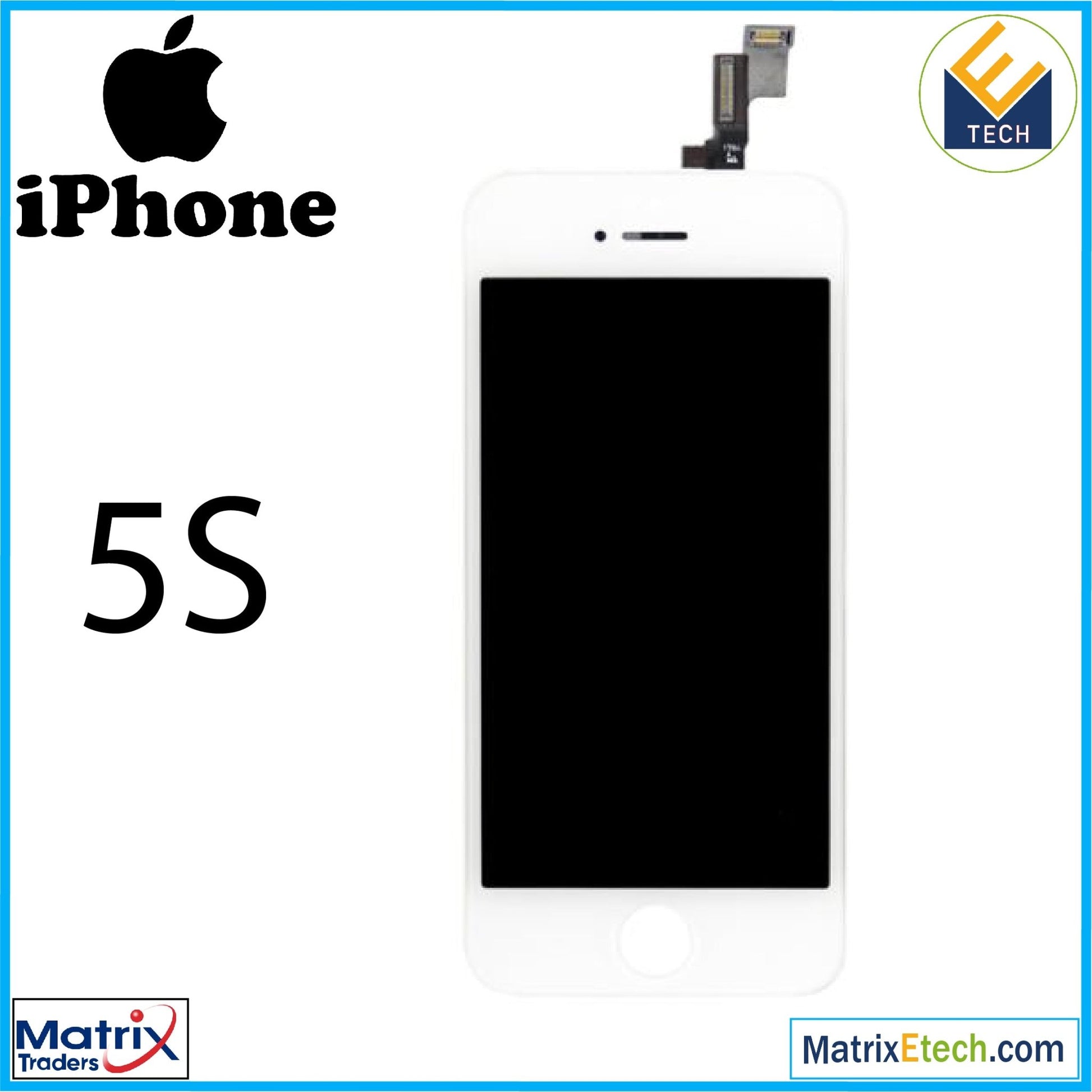 iPhone 5S LCD Assembly (Aftermarket Plus) - Matrix Traders