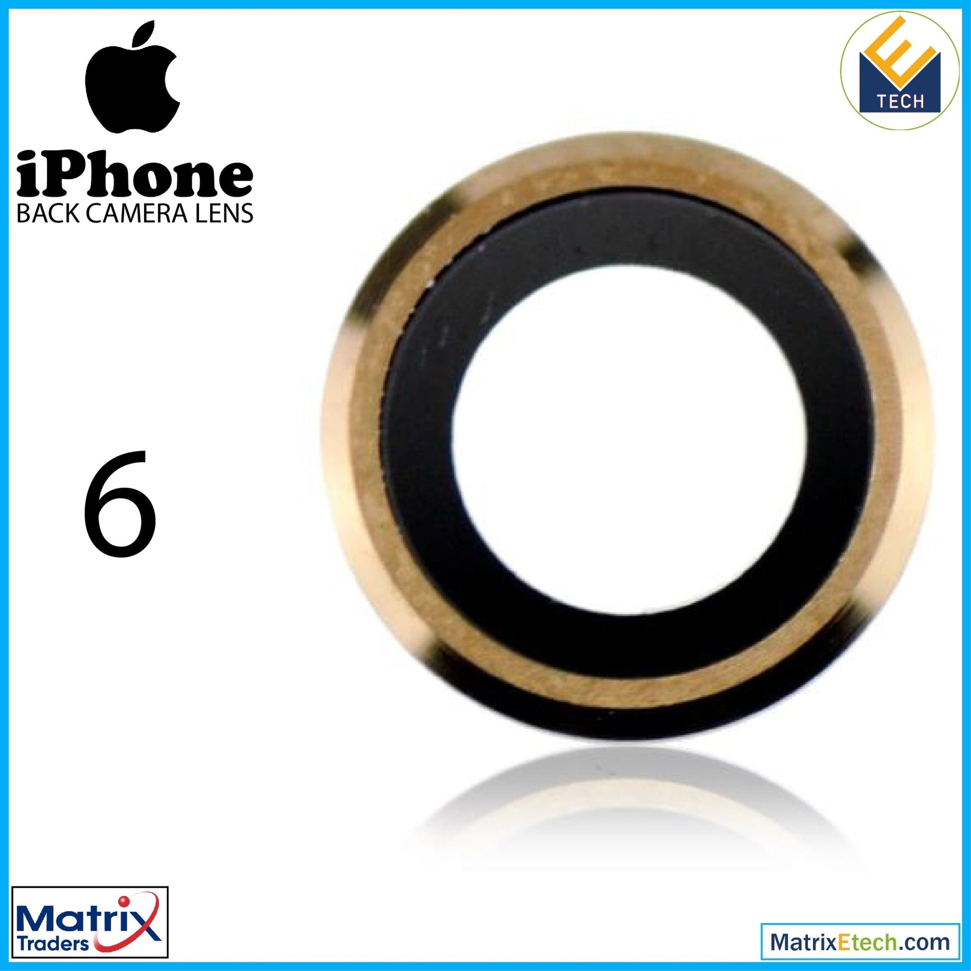 iPhone 6 Back Camera Lens (10 Pack) - Matrix Traders