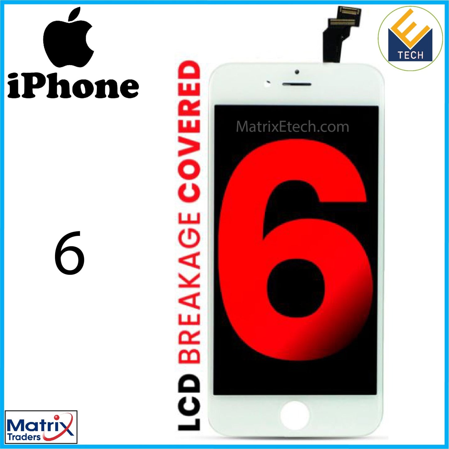 iPhone 6 LCD Screen Replacement Assembly - Matrix Traders