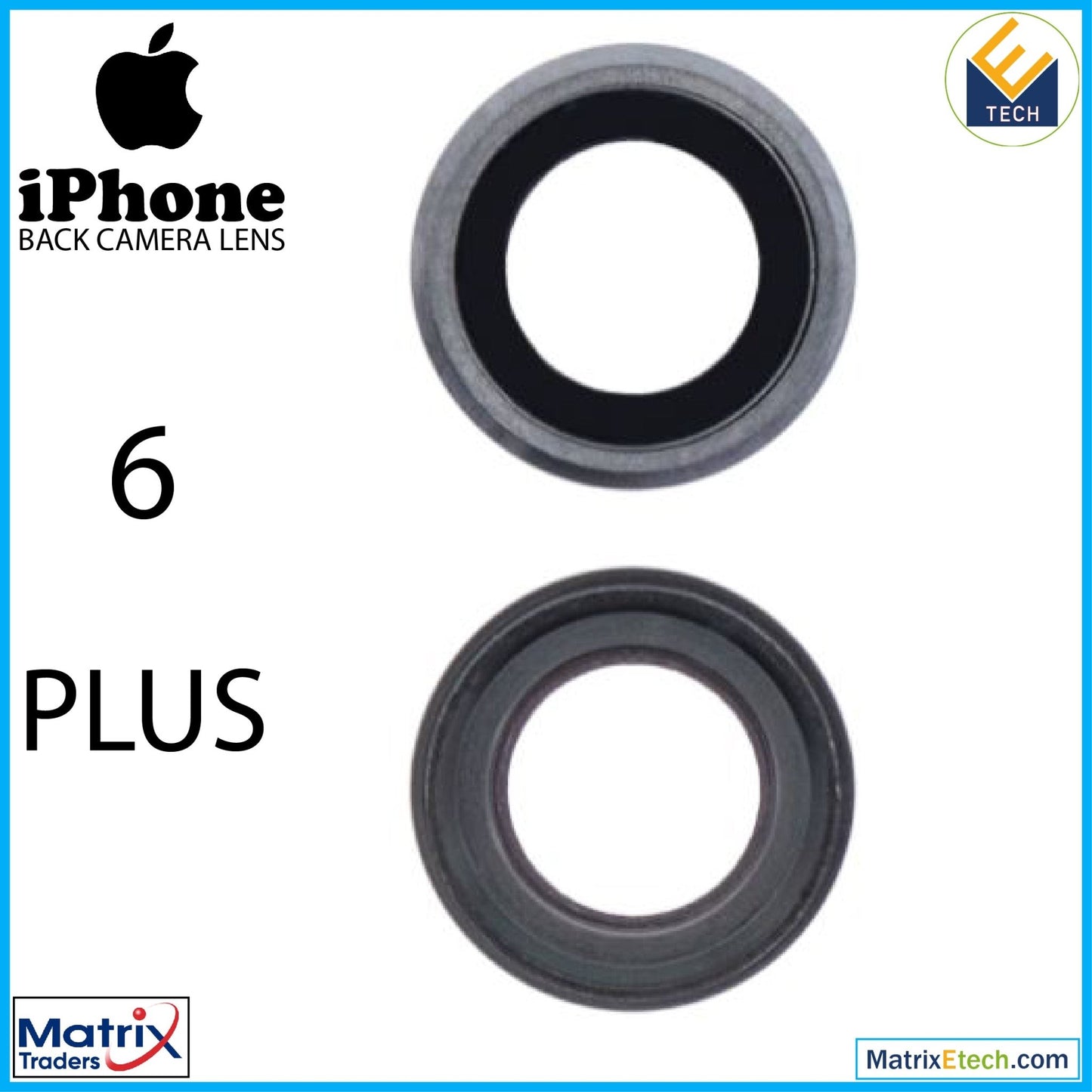 iPhone 6 Plus Back Camera Lens (10 Pack) - Matrix Traders