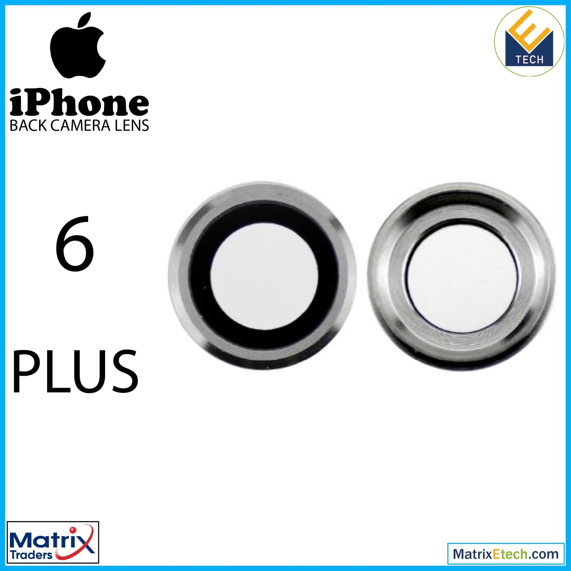 iPhone 6 Plus Back Camera Lens (10 Pack) - Matrix Traders