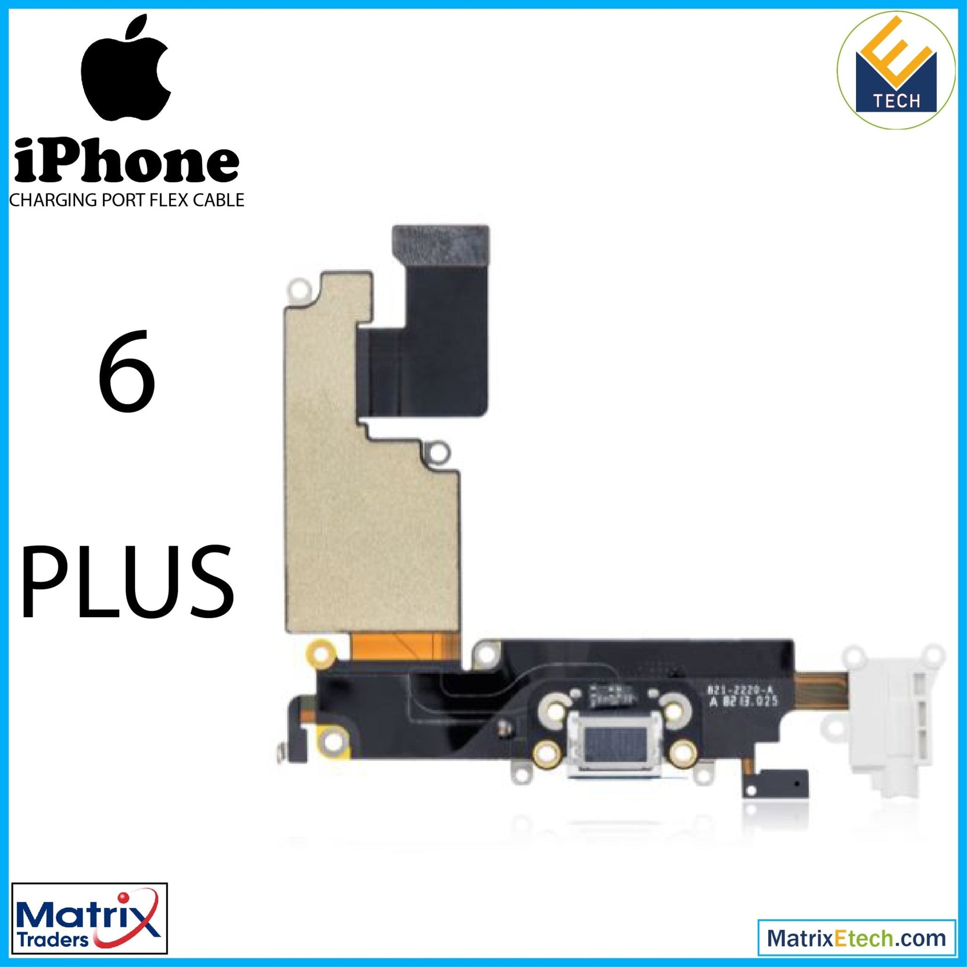 iPhone 6 Plus Charging Port Flex Cable (Premium) - Matrix Traders