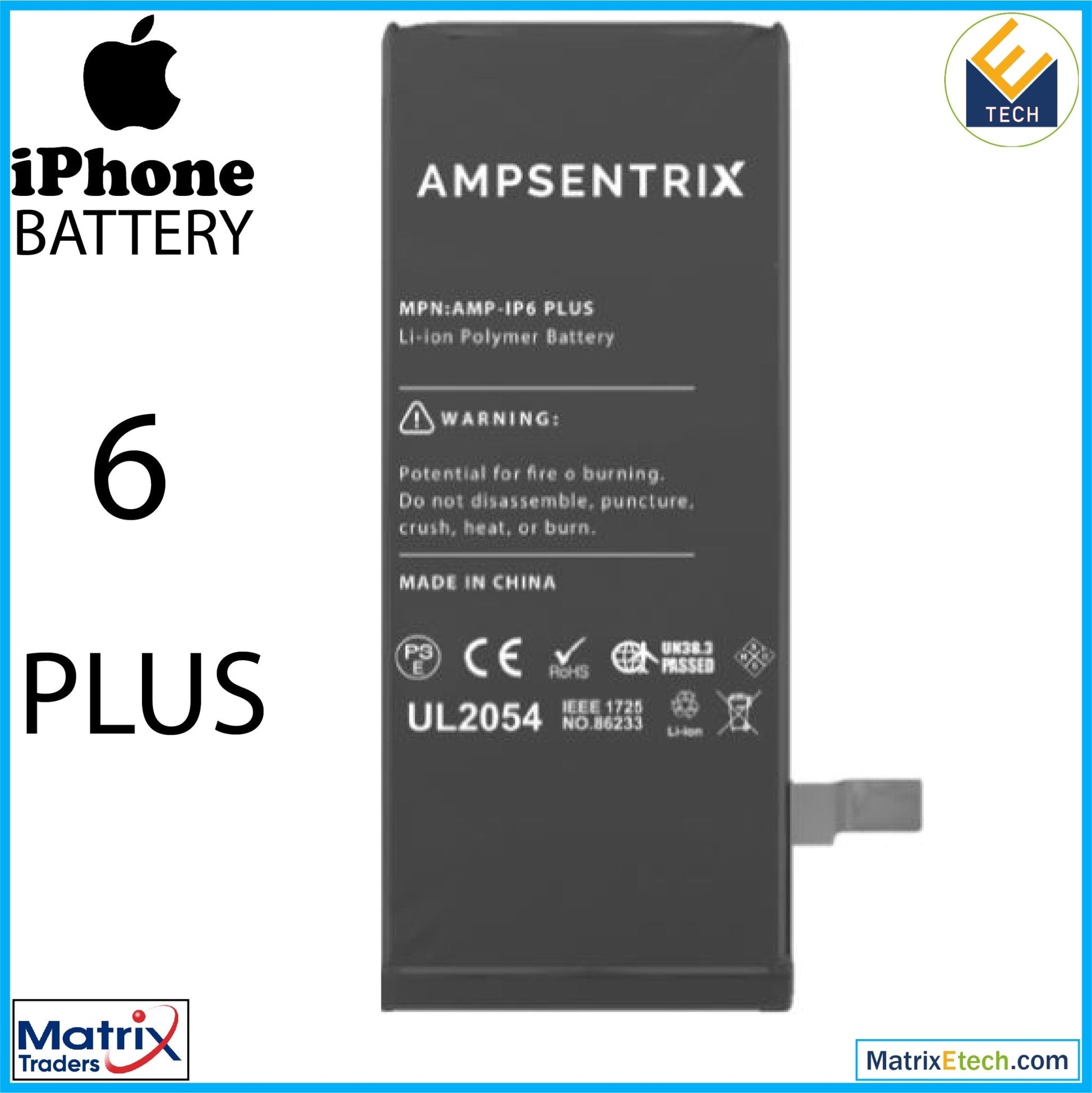 iPhone 6 Plus Replacement Battery - Matrix Traders