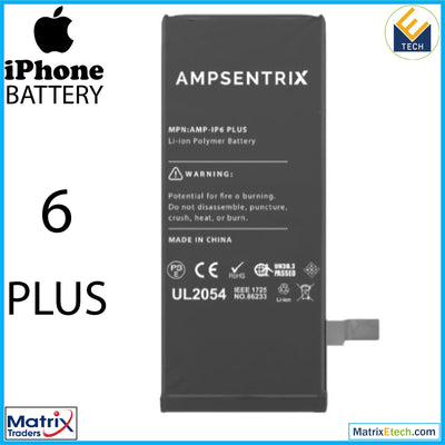 iPhone 6 Plus Replacement Battery (AmpSentrix Pro Extended) - Matrix Traders